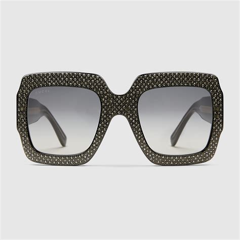 gucci oversized rhinestone sunglasses replica|gucci authentic sunglasses.